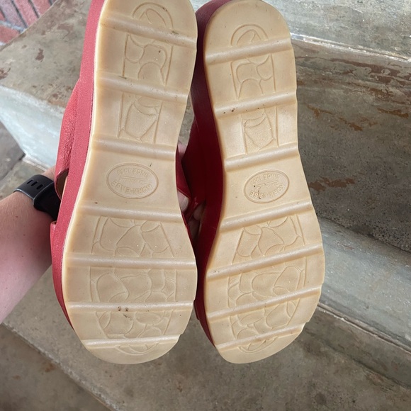 Kork-Ease Baja Sport Red Platform Slide Sandals - Picture 8 of 8